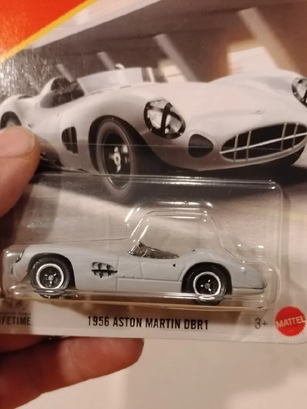 Mattel Matchbox 1956 Aston Martin DBR1 Die-Cast Car - White